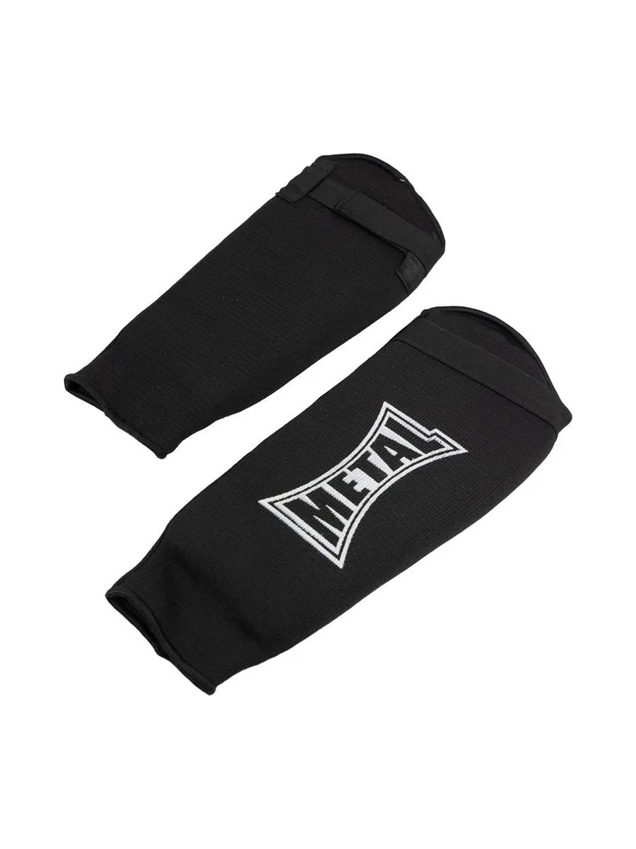 PROTEGE TIBIA Noir Homme Metal Boxe Elast 3