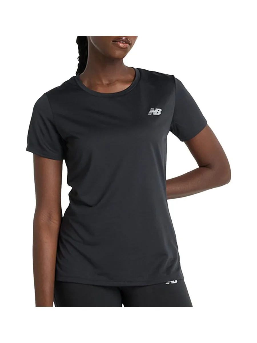 T-Shirt Noir Femme New Balance Sportes1 2