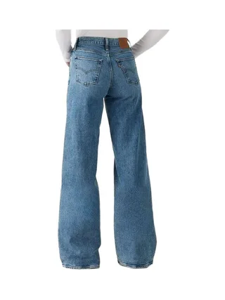Jean Baggy Bleu Moyen Femme Levi's 728 Wide 2