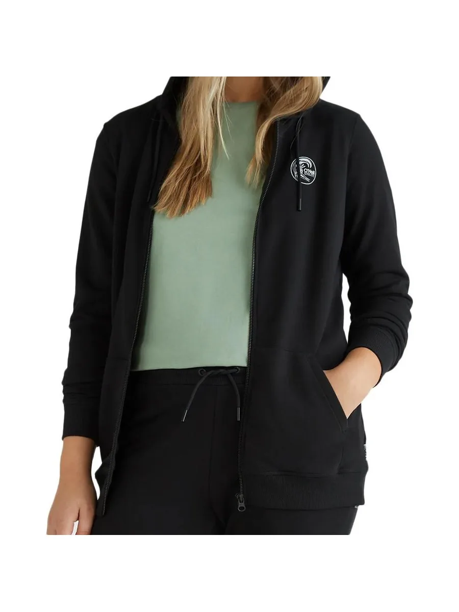 Sweat Zippé à capuche Noir Femme O'Neill Circle Surfer 1