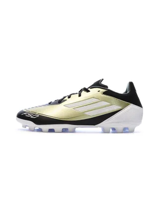 Chaussures de Foot Noir/Doré Homme Adidas F50 League 2G/3G AG Messi 1