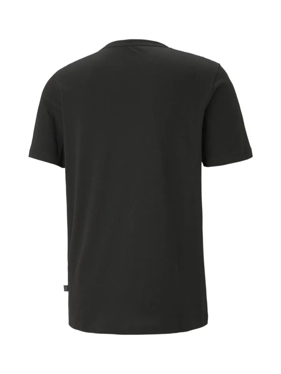 T-shirt Noir Homme Puma Small 3