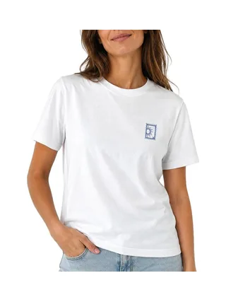 T-shirt Blanc/Bleu Mixte Espace Des Marques Souvenir 3
