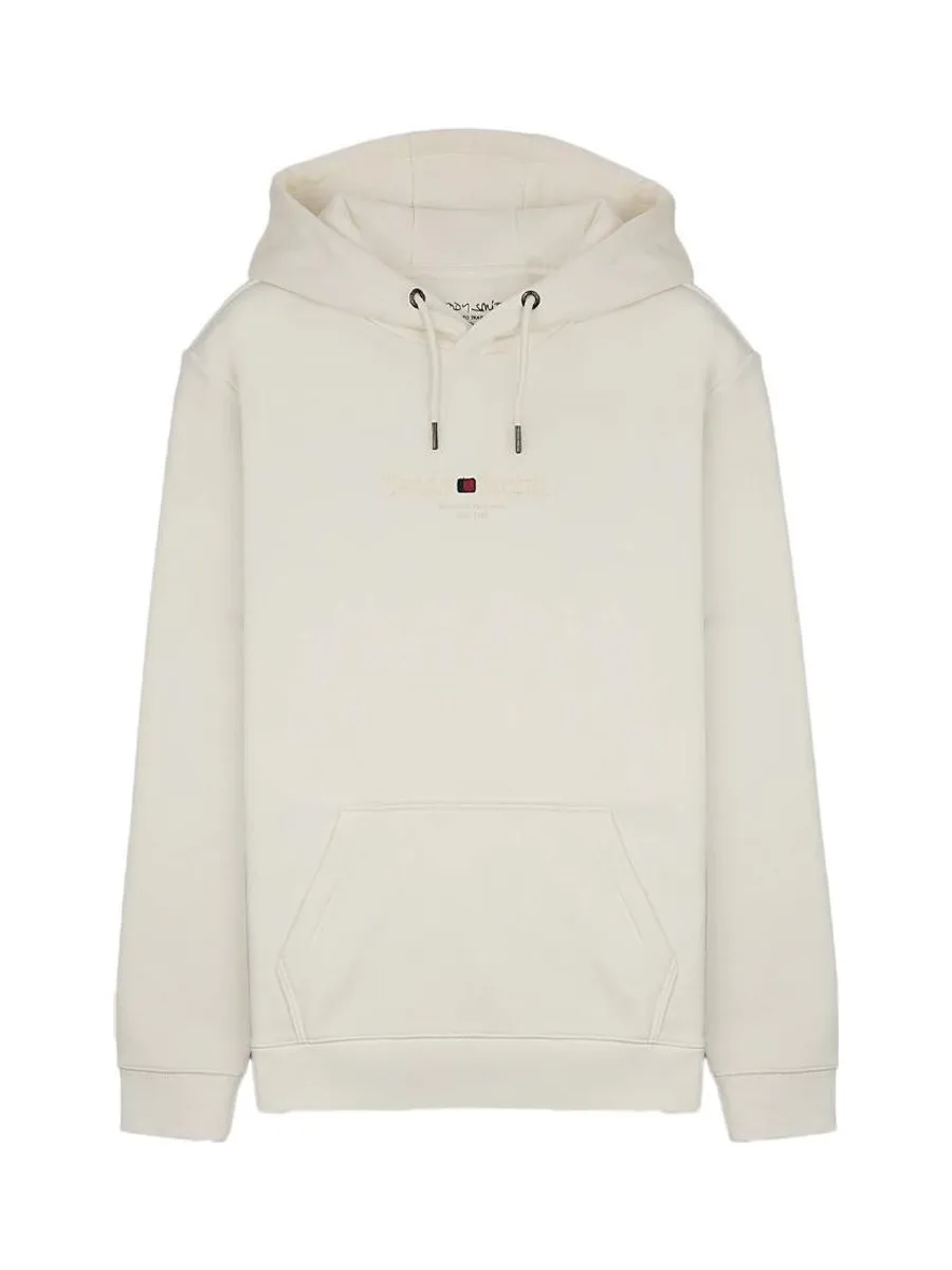 Sweat à Capuche Blanc Homme Teddy Smith Jim 1