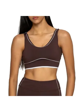 Brassière Marron Foncé Femme Soul Studio Yoga 1