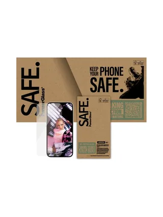 PanzerGlass SAFE. by ® Screen Protector iPhone 17e | 16e | 14 | 13 | 13 Pro | Ultra-Wide Fit 2