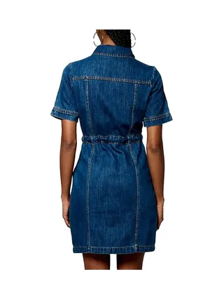 Robe en Jean Bleu Moyen Femme Kaporal Brat 2