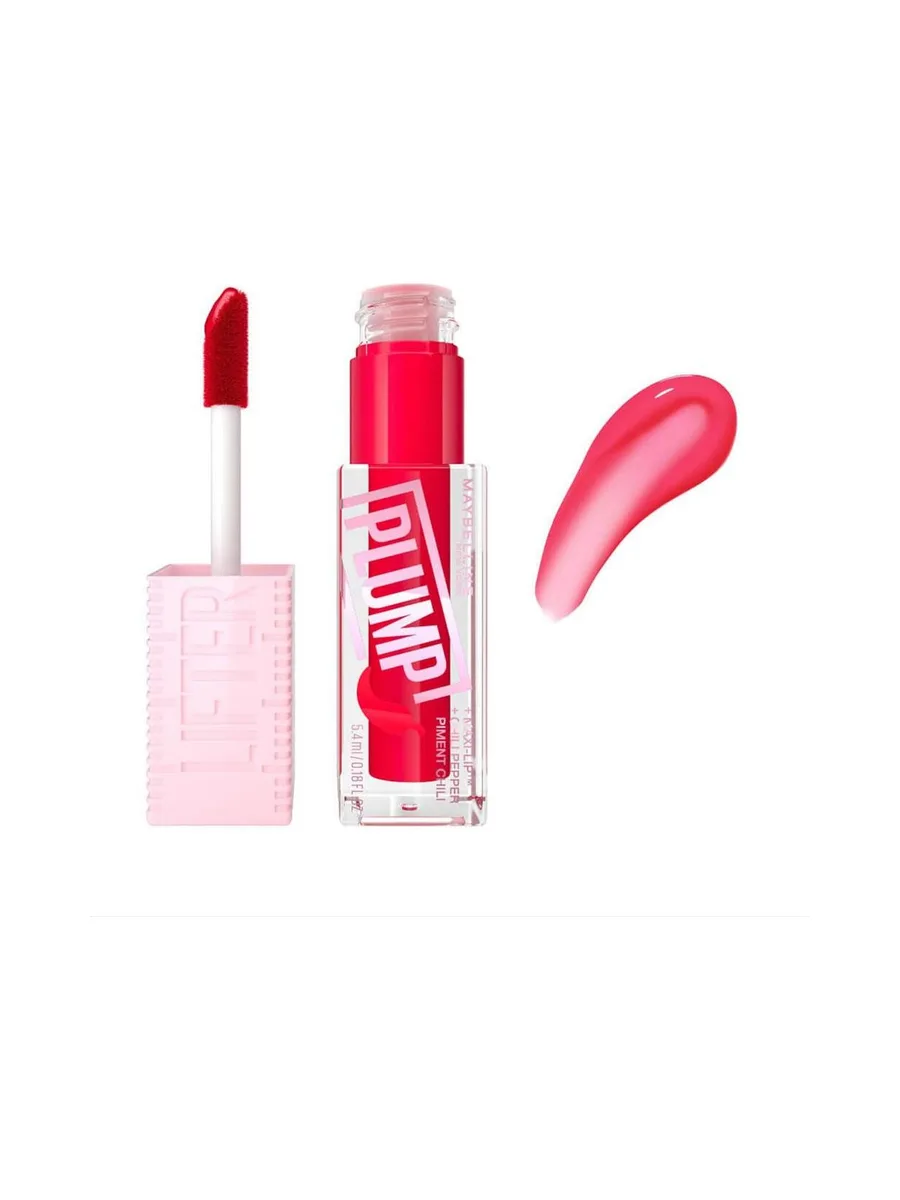 Gloss Repulpant Piment Chili Lifter Plump Maybelline New York 004 Red Flag 2