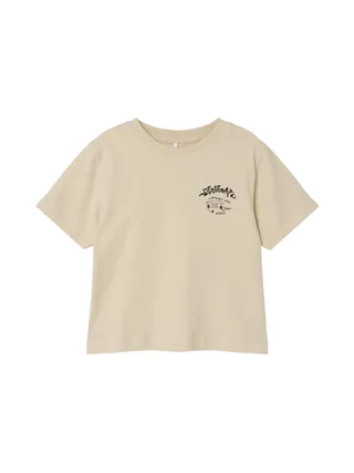 T-shirt Beige Garçon Name it Mlasso 1