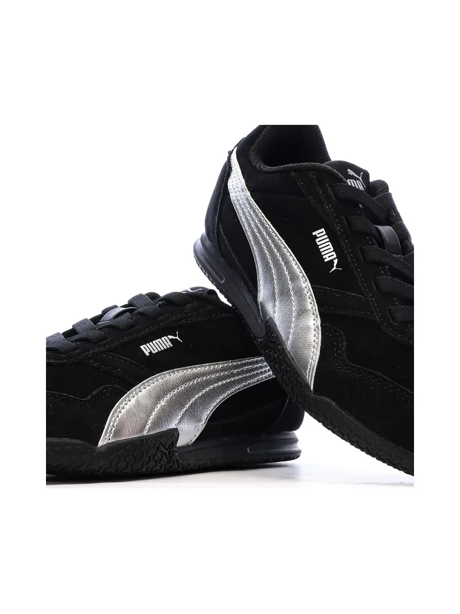 Baskets Noires/Argent Garçon Puma Bella Donna 8