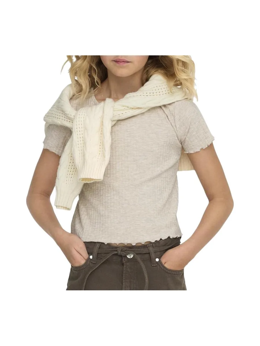 T-shirt Beige Fille Only Nella 2