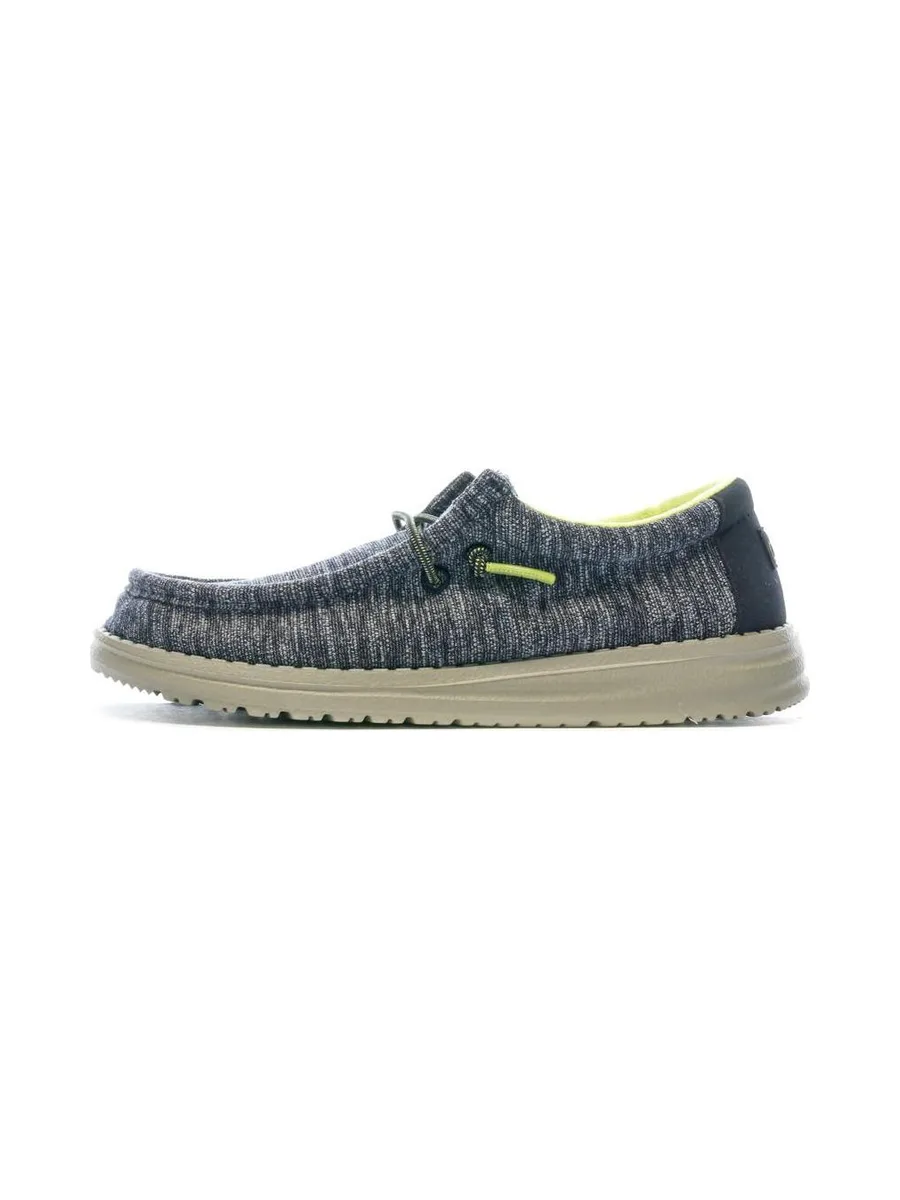 Chaussures Marine/Grise Garçon Hey Dude Wally Youth 2
