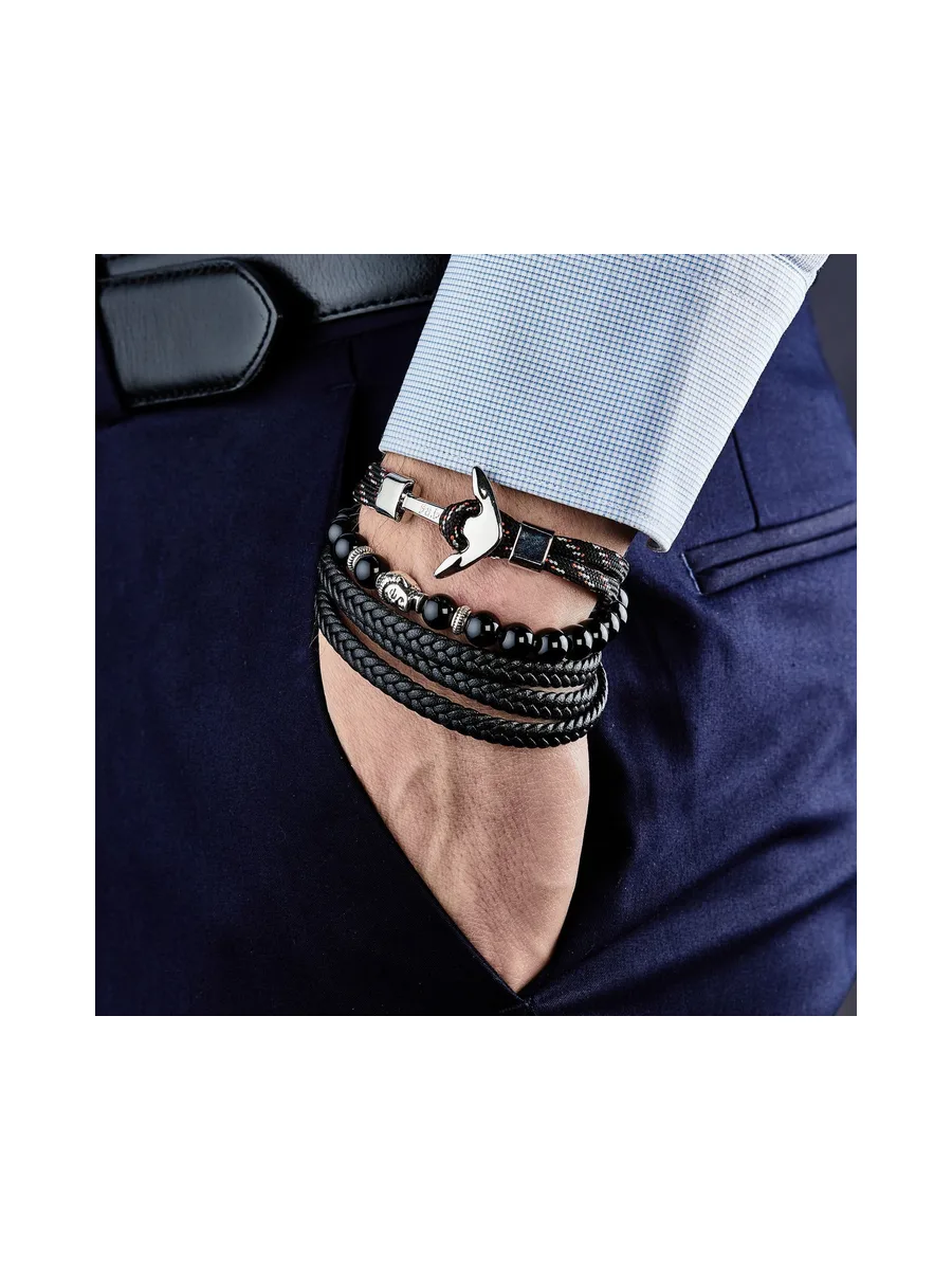 Bracelet Boulogne noir 2