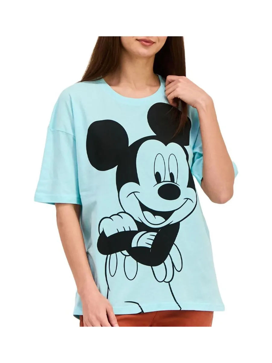 T-Shirt Bleu Femme Disney Stance Slouch 2
