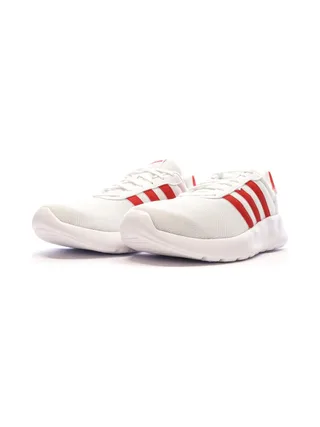 Baskets Blanches/Rouges Homme Adidas Lite Racer 3.0 6