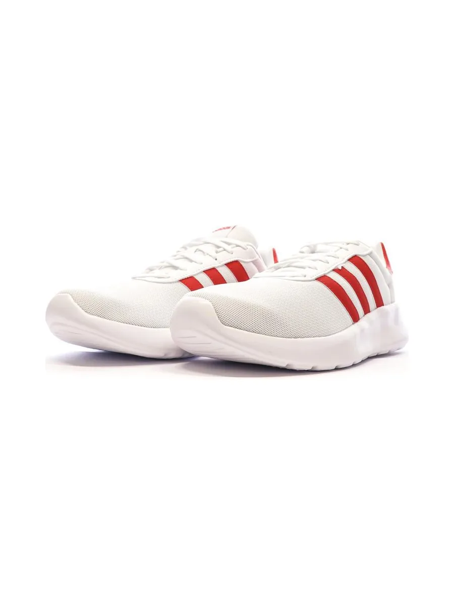 Baskets Blanches/Rouges Homme Adidas Lite Racer 3.0 7
