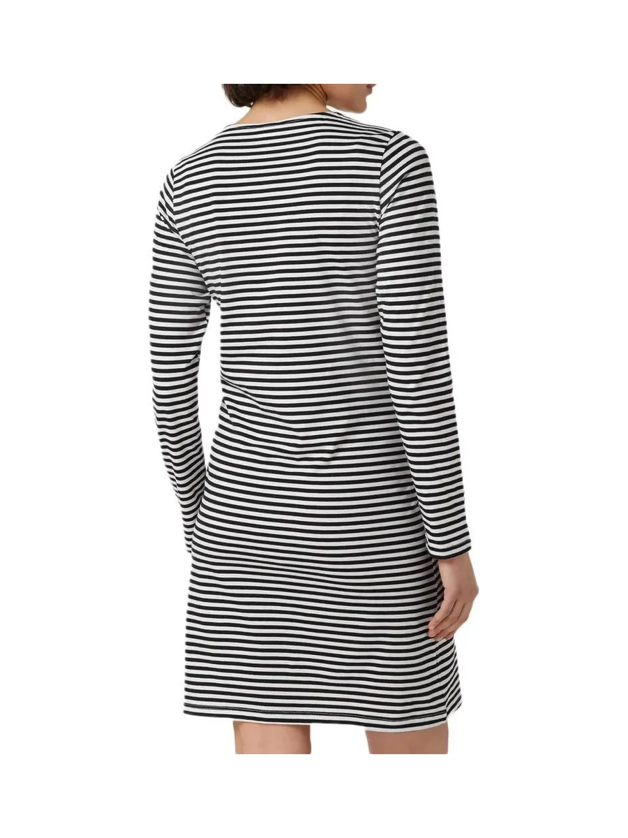 Chemise de nuit Noir/Blanc Femme Mamalicious Holly 2