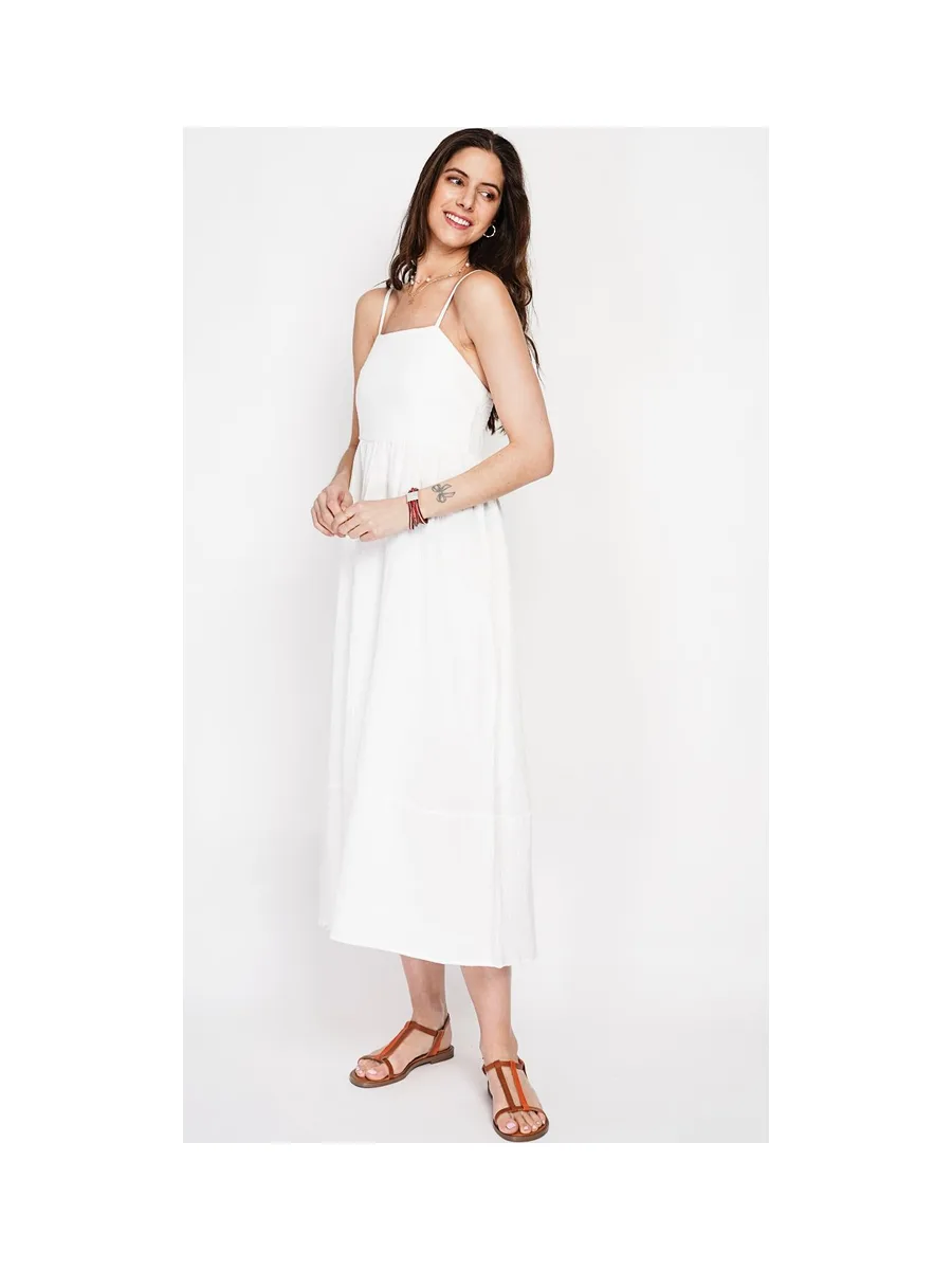 Robe Longue d'Été à Bretelles réglable 17