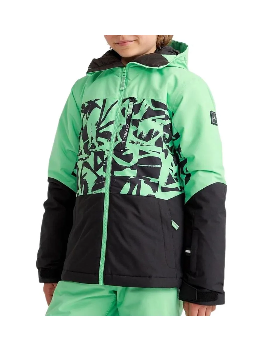 Manteau de Ski Vert/Noir Garçon O'Neill Carbonite 2