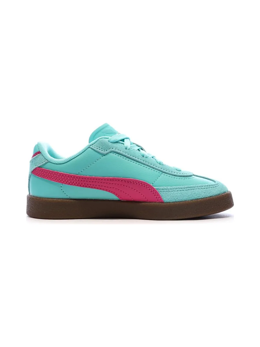 Baskets Turquoise/Fushia Garçon/Fille Puma Club 3