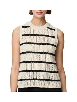 Débardeur Beige/Noir Femme Pieces Nuka 1