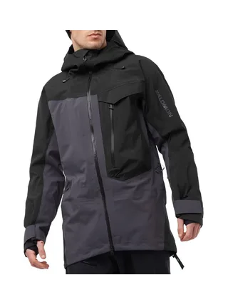 Veste Shell Noire Homme Salomon Moon Patrol 1