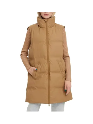 Doudoune sans manche Marron Femme Vero Moda Coated TGY 1
