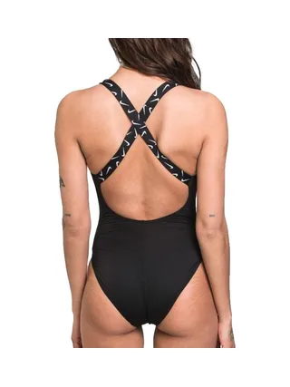 Maillot de bain 1 pièce Noir Femme Nike Crossback 2