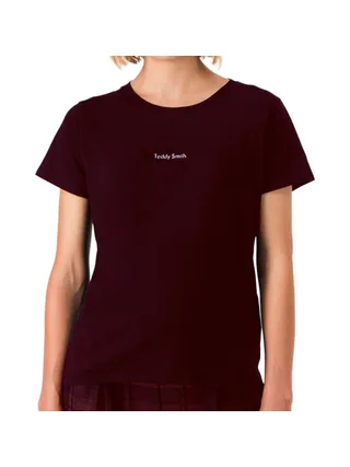 T-shirt Marron Femme Teddy Smith Ribelle 1