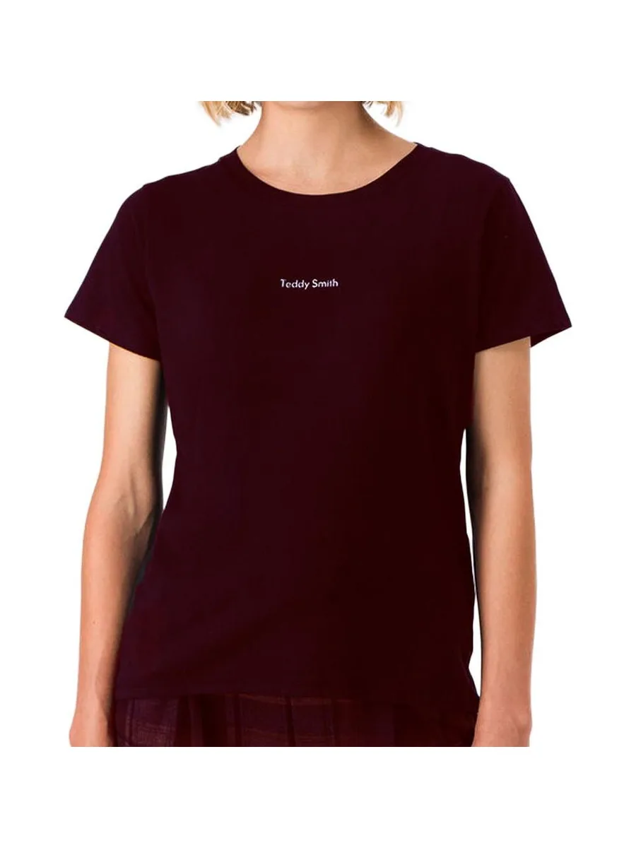 T-shirt Marron Femme Teddy Smith Ribelle 2
