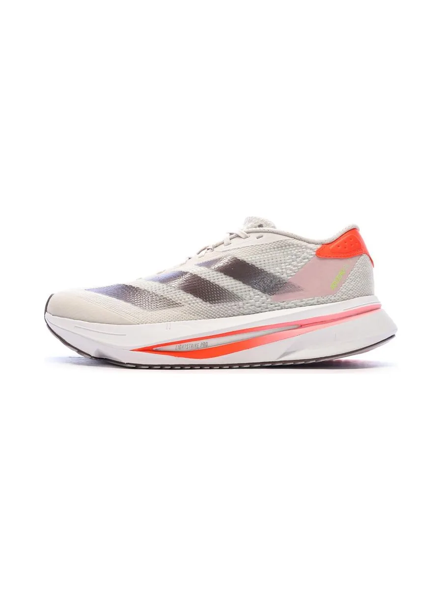 Chaussures de running Blanches/Roses Femme Adidas Adizeros 2
