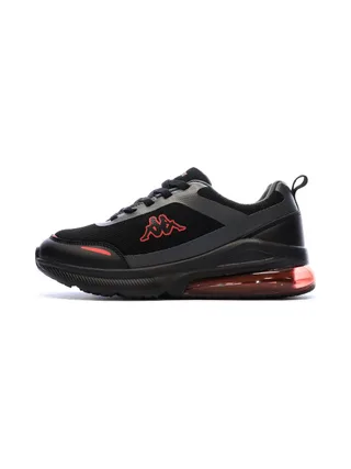 Baskets Noir/Rouge Garçon Kappa Logo Pylos 1