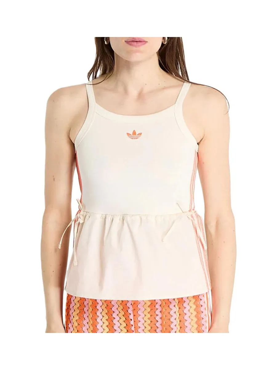 Débardeur Écru Femme Adidas Summer Glow Top 2