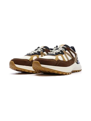 Baskets Beige/Bordeaux/Moutarde Homme Schott Heck 6