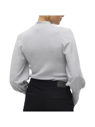 Pull Gris Femme Vero Moda Hollykarispuff 2