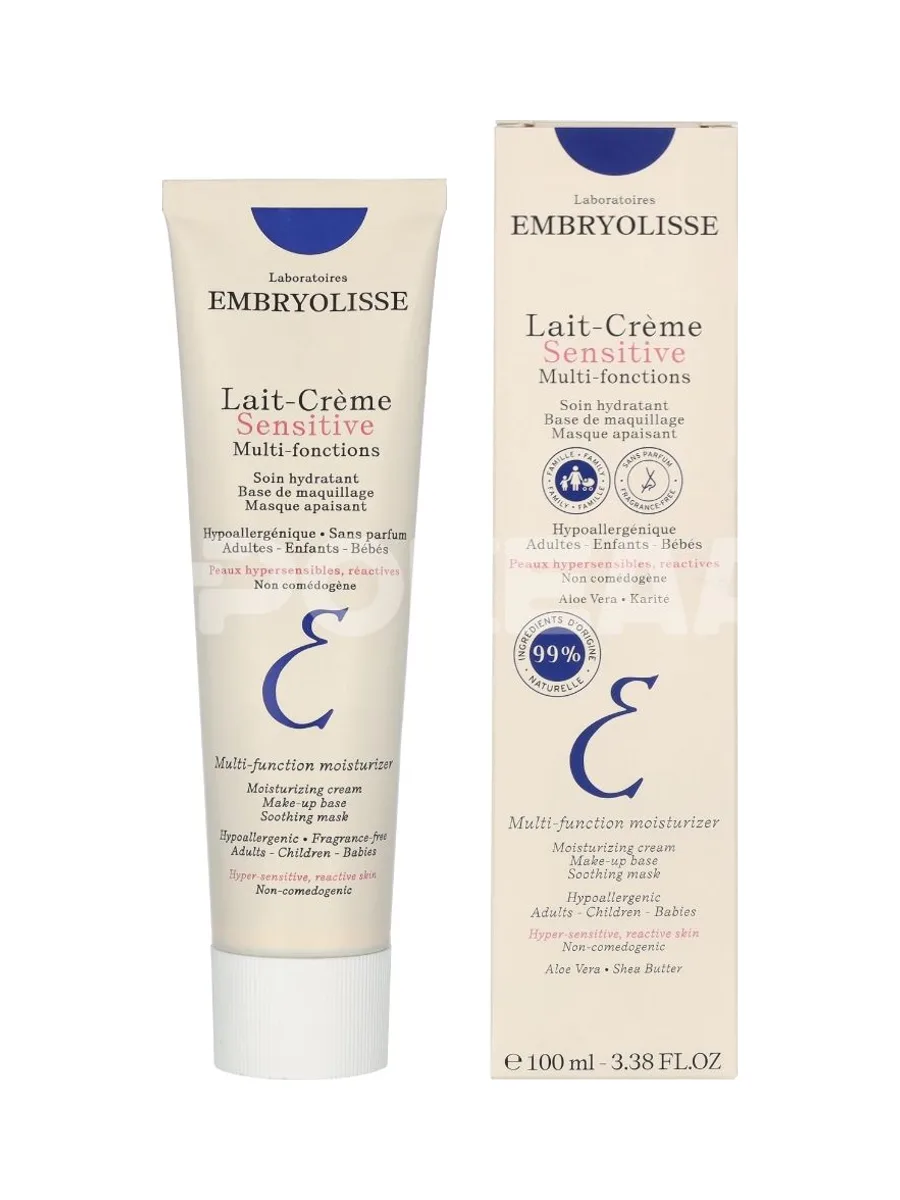 Embryolisse Sensitive Lait Cream 100ml - Sensitive/Reactive Skin 1