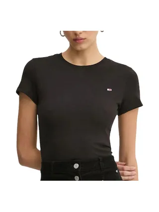 T-shirt Noir Femme Tommy Hilfiger Tjw 1