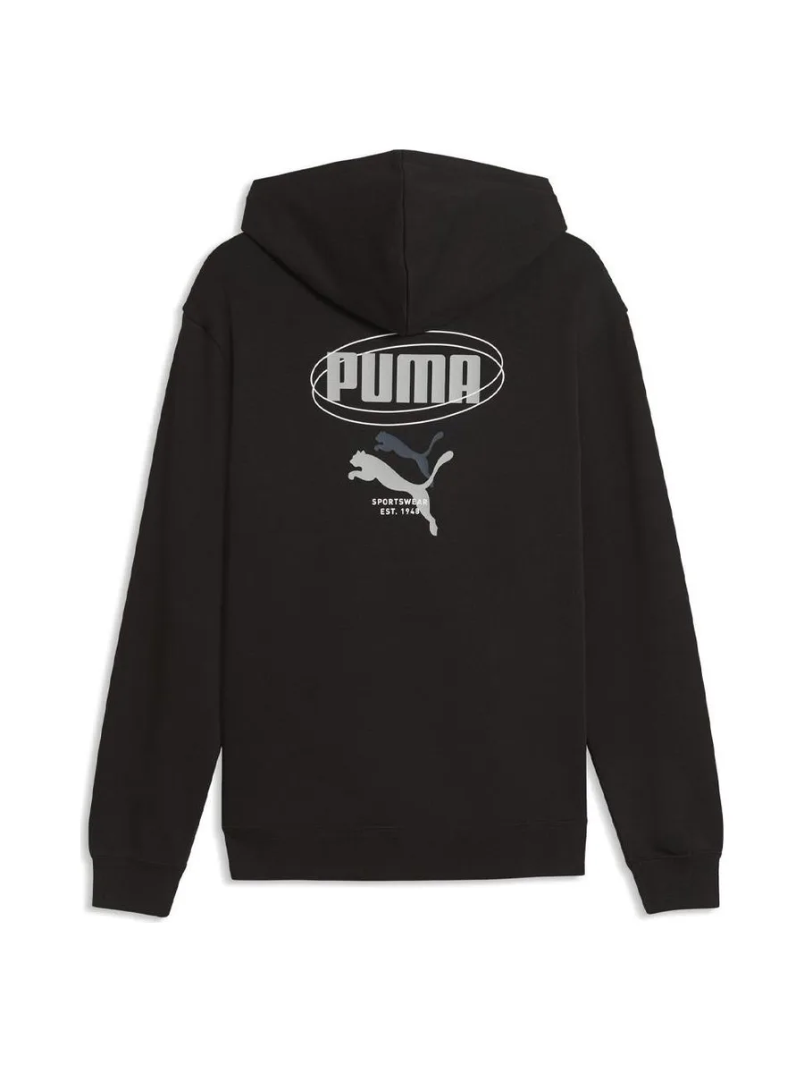Sweat À Capuche Noir Femme Puma Story 3