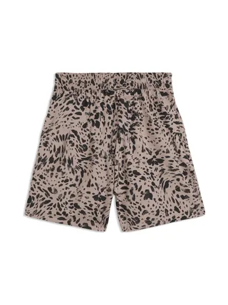 Short Beige/Noir Fille Puma Ess Graphic 2