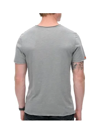 T-Shirt Gris Homme Superdry Raw 2