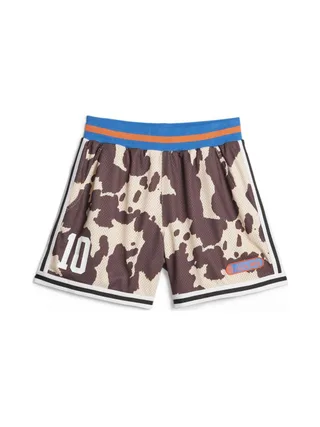 Short de Basketball Marron/Beige Homme Puma Clyde's 1
