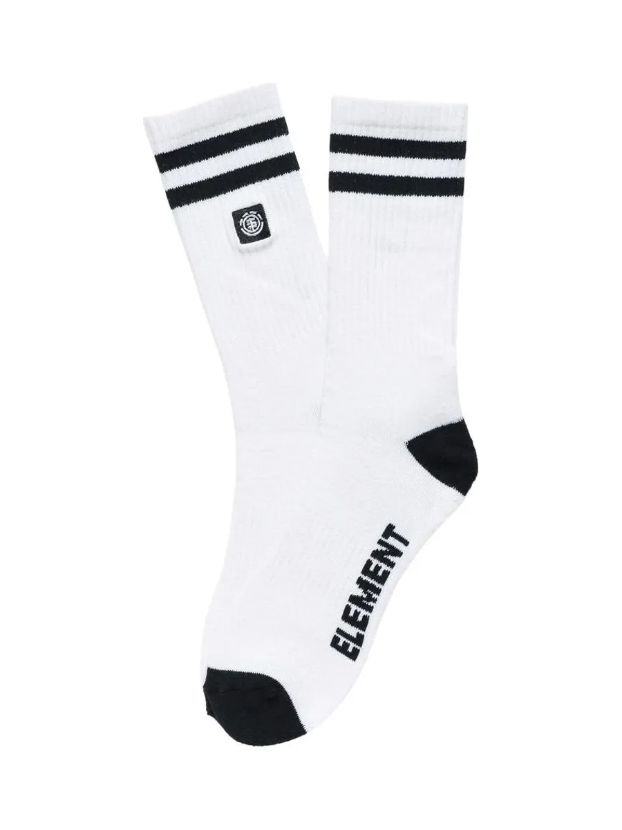 x1 Paires de Chaussettes Blanches/Noires Homme Element Clearsight Socks 2