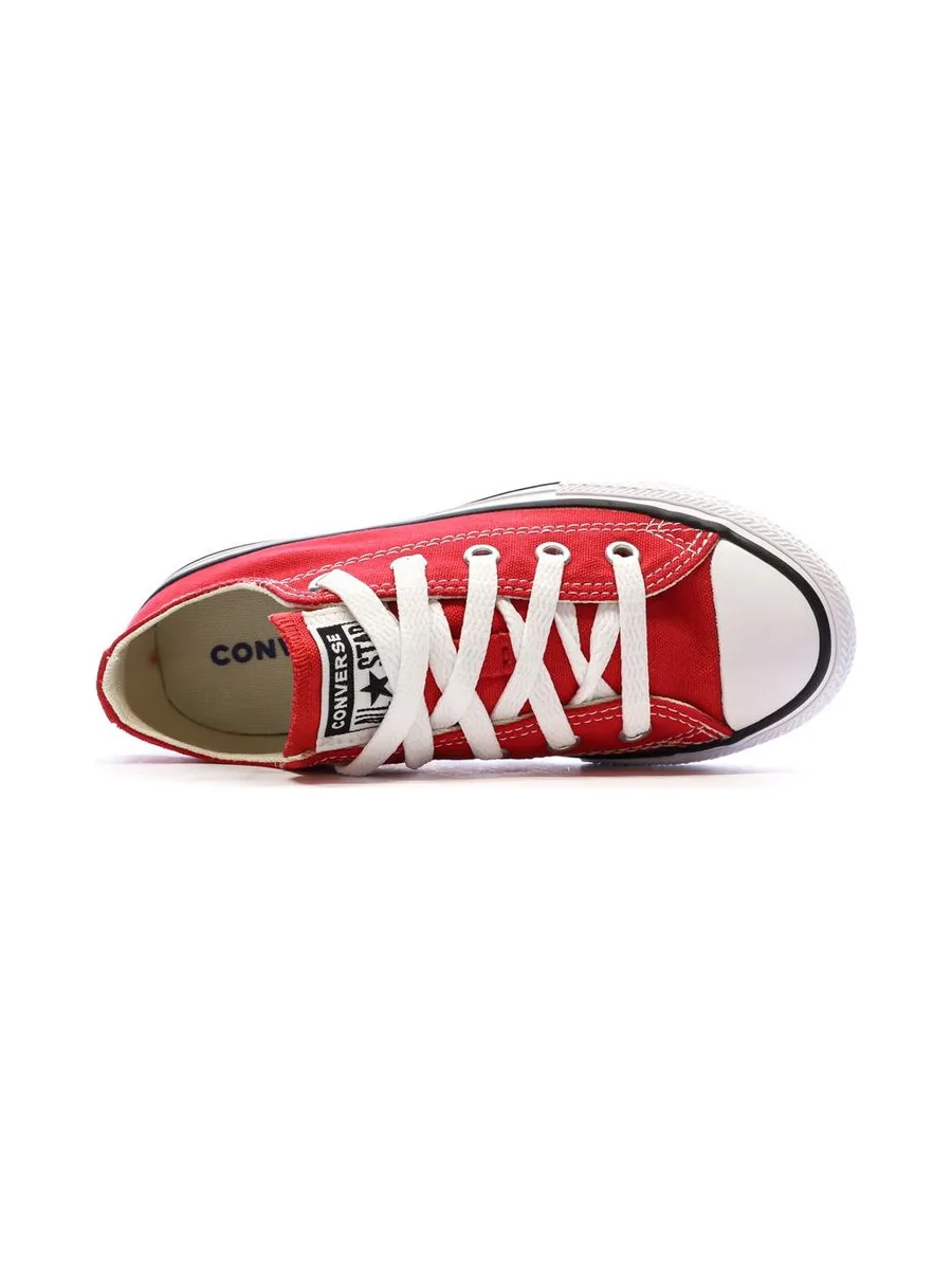 All Star Baskets Rouge Enfant Converse Chuck Taylor All Star 5