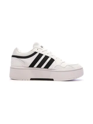 Baskets Blanches/Noires Femme Adidas Hoops 3.0 2