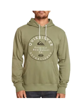 Sweat Vert Homme Quiksilver Circletrimhood 1