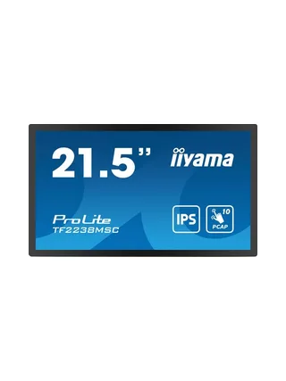 21.5" Bonded PCAP Bezel Free 10P Touch w 2