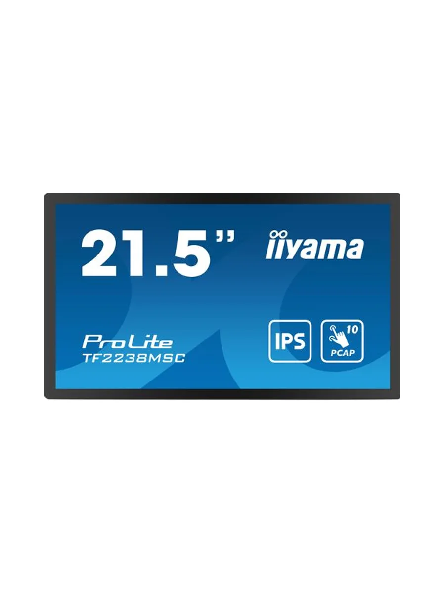 21.5" Bonded PCAP Bezel Free 10P Touch w 2