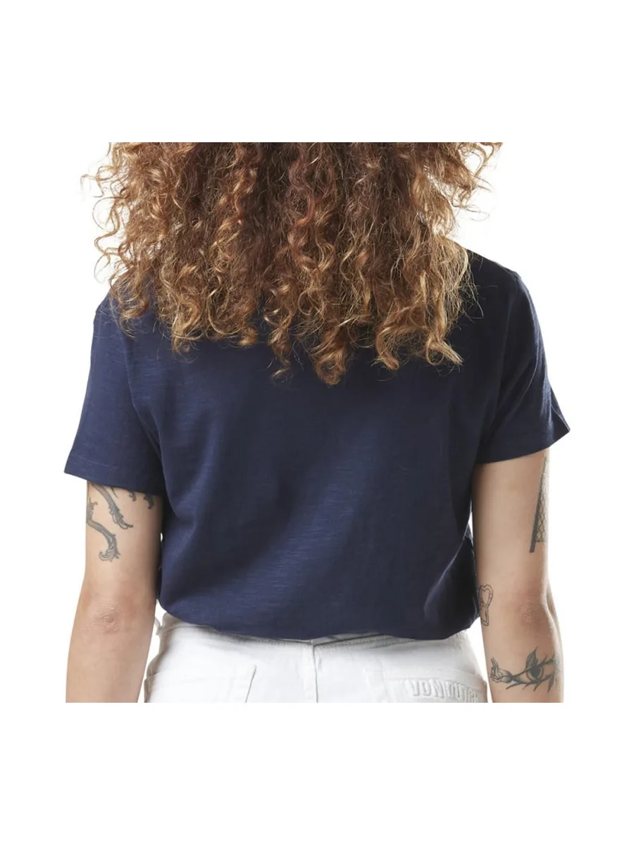 T-shirt Marine Femme Von Dutch Slub 3