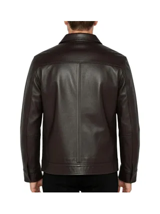 Blouson Marron Homme Schott LCADAMBRO 2