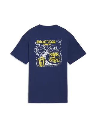 T-Shirt Marine Garçon Puma Relaxed 2